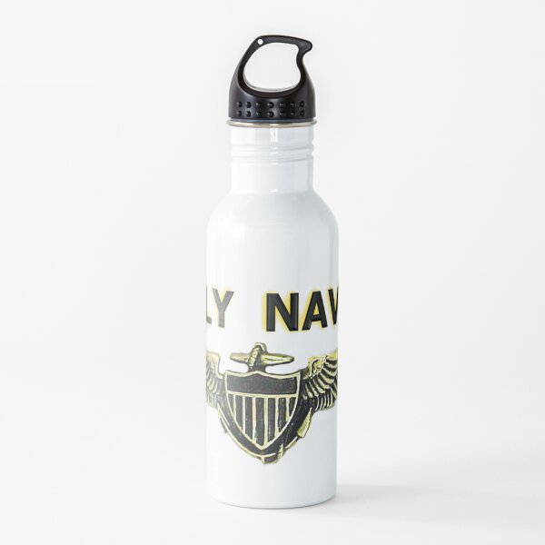 Naval Aviator Wings - Fly Navy Water Bottle