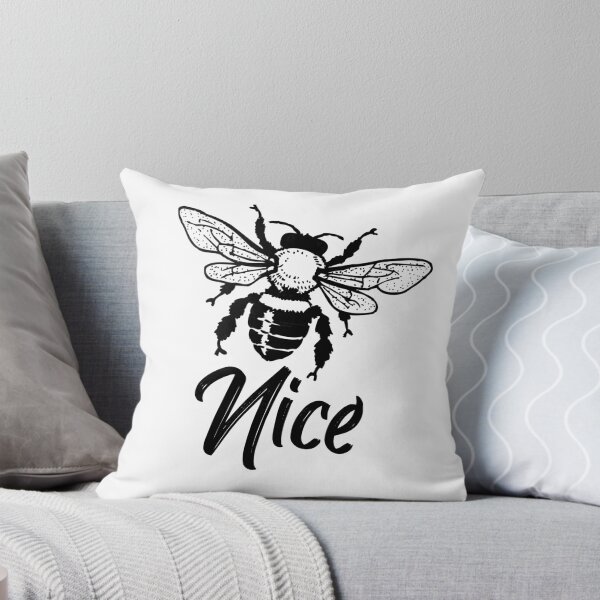 Artikelvorschau, Bee nice typography text art quote by Word Fandom - wordfandom entworfen und verkauft von Kerry Pritchard.