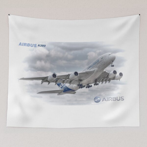 Item preview, Airbus A380 Take-Off - Duvets, Cases, Pillows etc designed and sold by Steve H Clark.