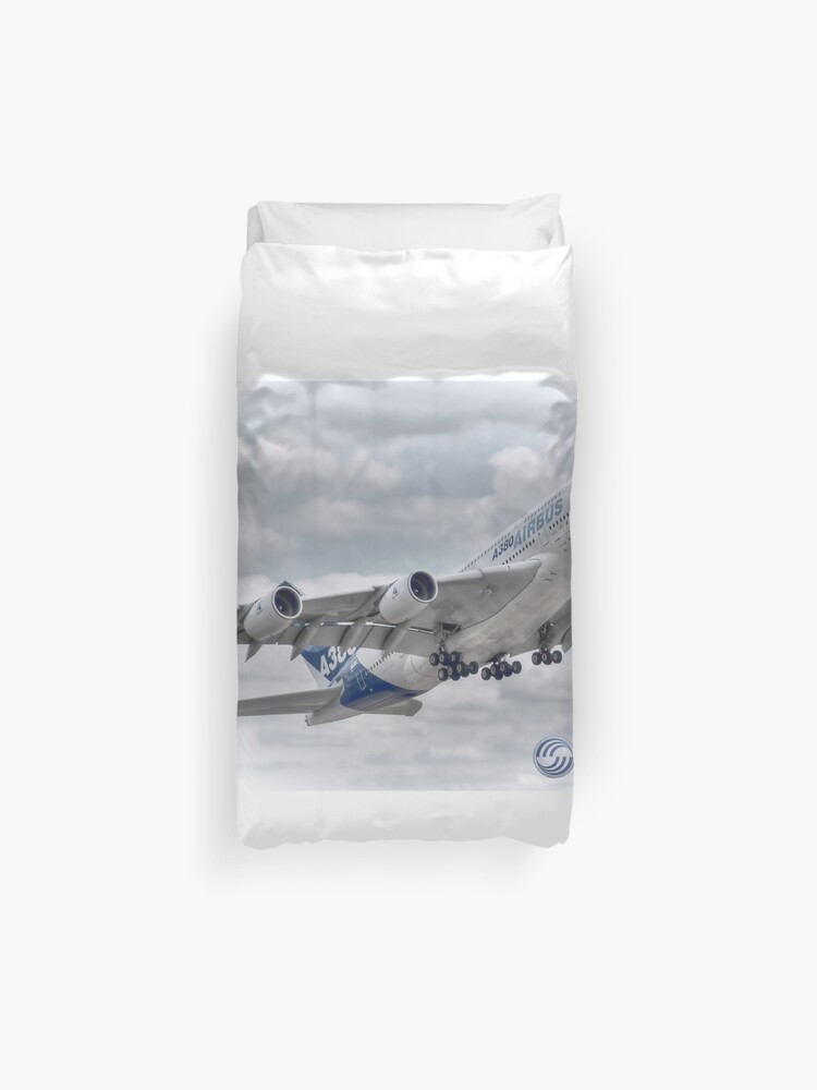 Airbus A380 Take Off Duvets Cases Pillows Etc Duvet Cover By