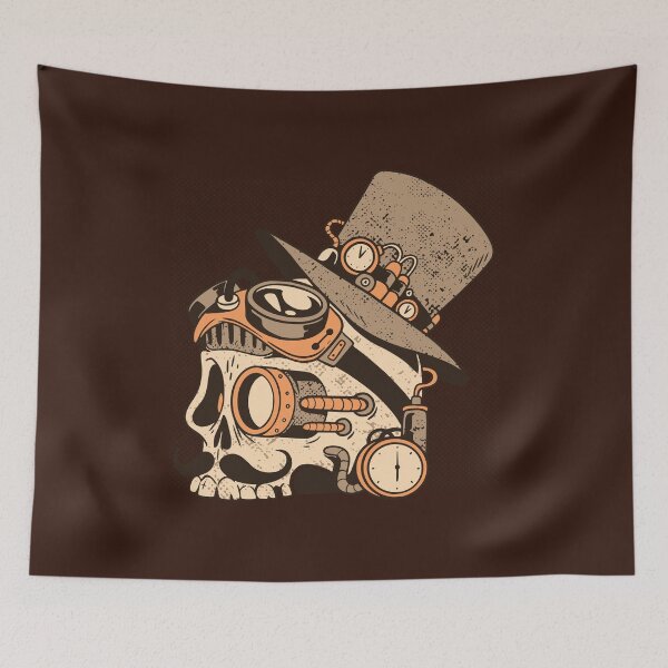 Item preview, Steampunk skull designed and sold by DerSenat.
