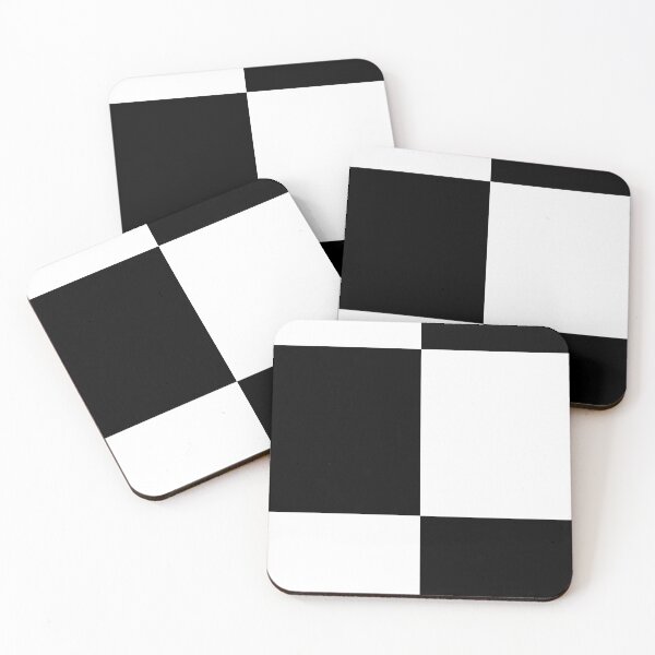 Item preview, Black & white square pattern designed and sold by shavenmonkeys.