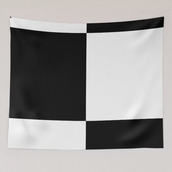 Item preview, Black & white square pattern designed and sold by shavenmonkeys.