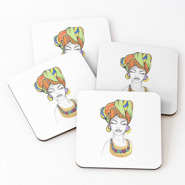 Item preview, Sleeping African Women Beauty Africa Art Design designed and sold by HighArtDesigns.