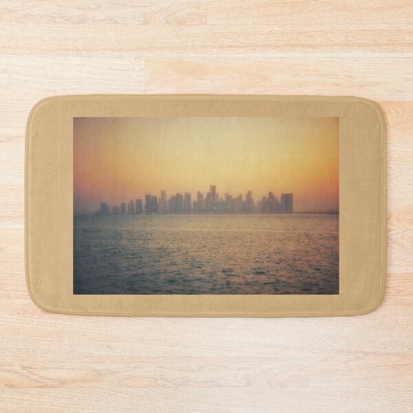 Item preview, Golden Doha Skyline - Calm and Dreamy Horizons designed and sold by gphotobox.