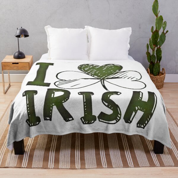 Item preview, I Love Irish St Patrick's Day Green Shamrock designed and sold by livianasgifts.