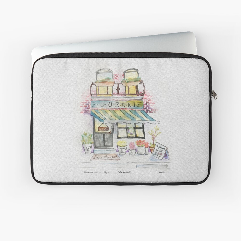 'Florarie' The Florist Shop in Romania Laptop Sleeve