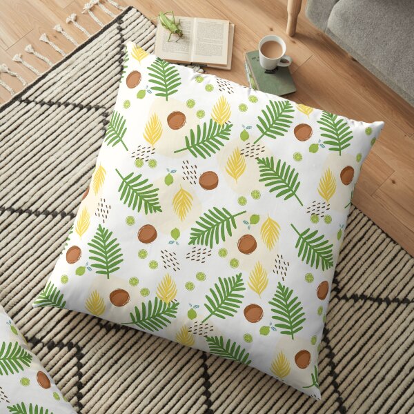 Tropical Pattern Floor Pillow