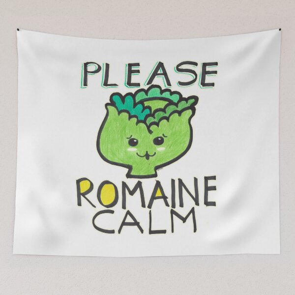 Item preview, Please Romain Calm Funny Foodie Quote designed and sold by tqueen.