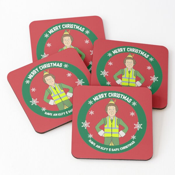 Item preview, Elf & Safety - Have An Elf And Safe Christmas - Funny Health & Safety Gift designed and sold by happygiftideas.