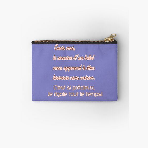 Item preview,  Funny humor quote - Mother - Father - "Trust me, a baby's smile teaches us to be happy for no reason. It's so precious, I laugh all the time!" designed and sold by Ralek.