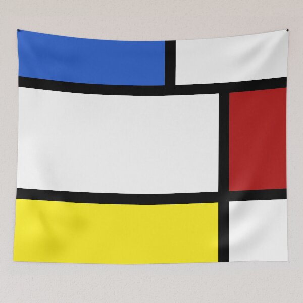 Item preview, 60's White, red and yellow box pattern designed and sold by shavenmonkeys.