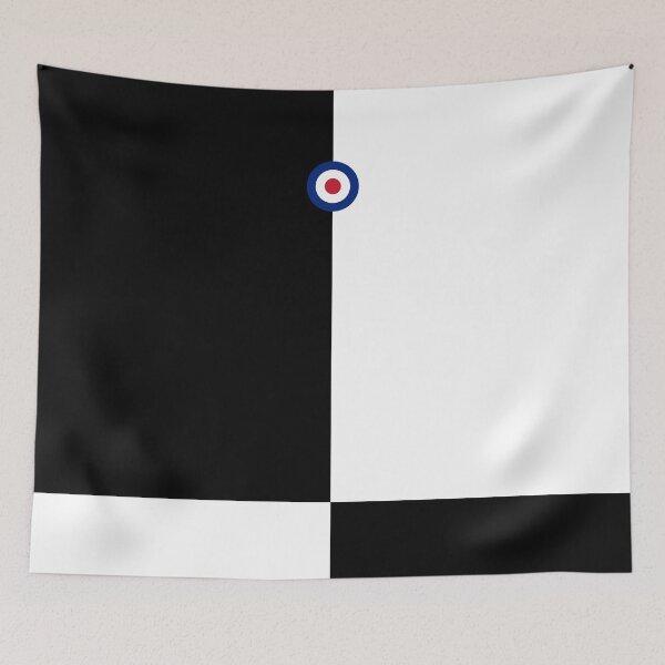 Item preview, Mod Four Square Black & White with Mod Logo designed and sold by shavenmonkeys.