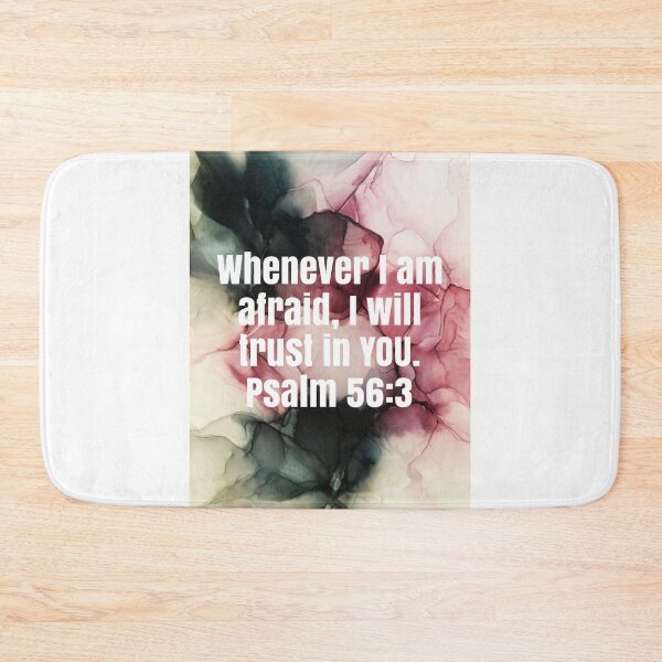 Item preview, Psalm 56:3 on Original Alcohol Ink Abstract Painting designed and sold by herzart.