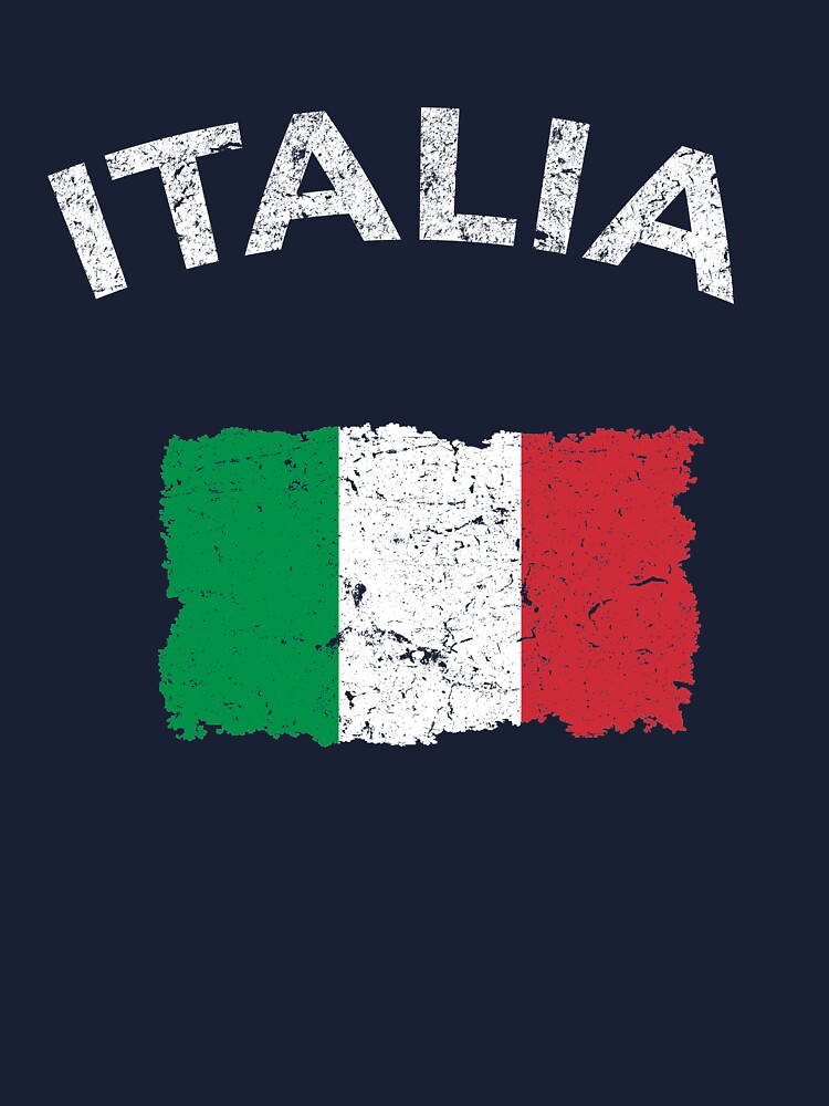 National Flagge im Vintage Design Italien Flag of Italy
