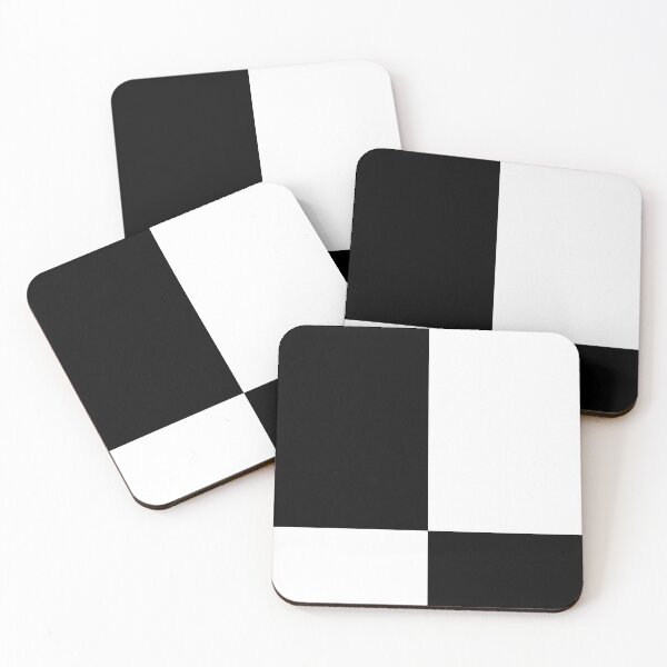 Item preview, Mod Four Square, Black & White designed and sold by shavenmonkeys.