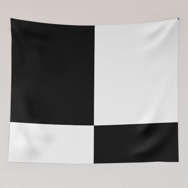 Item preview, Mod Four Square, Black & White designed and sold by shavenmonkeys.