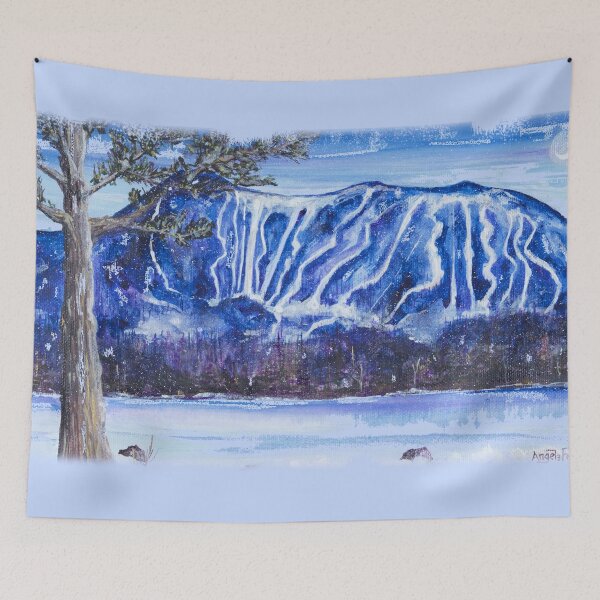 Item preview, Saddleback Ski Mountain Maine by Angela Ferrari designed and sold by ByFerrari.