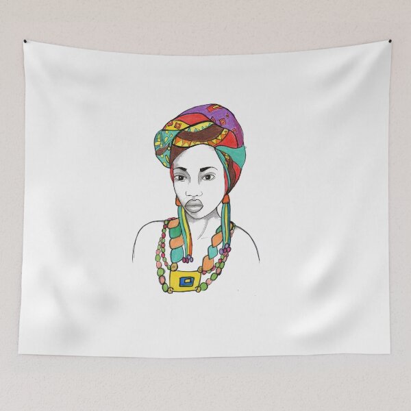 Item preview, Unique African headband Women Design With Necklace designed and sold by HighArtDesigns.