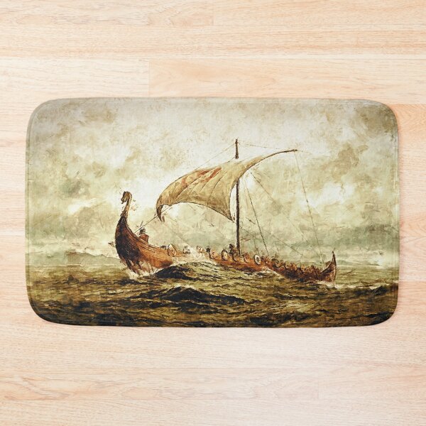 Item preview, picturesque viking ship designed and sold by coolArtGermany.