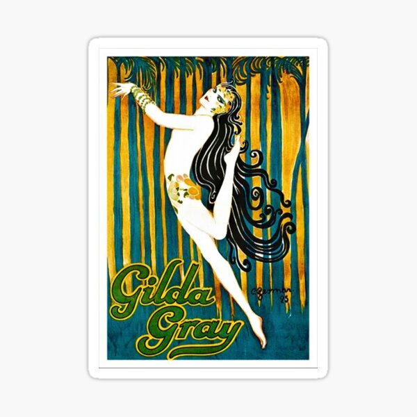 Item preview, 1925 Gilda Gray New York City Jazz Age Caberet Poster designed and sold by Jéanpaul  Ferro.
