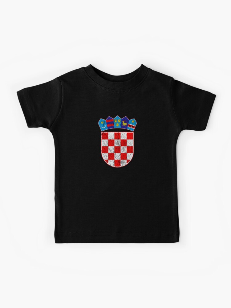 Kinder T-Shirt for Sale mit Kroatische Markierungsfahne der