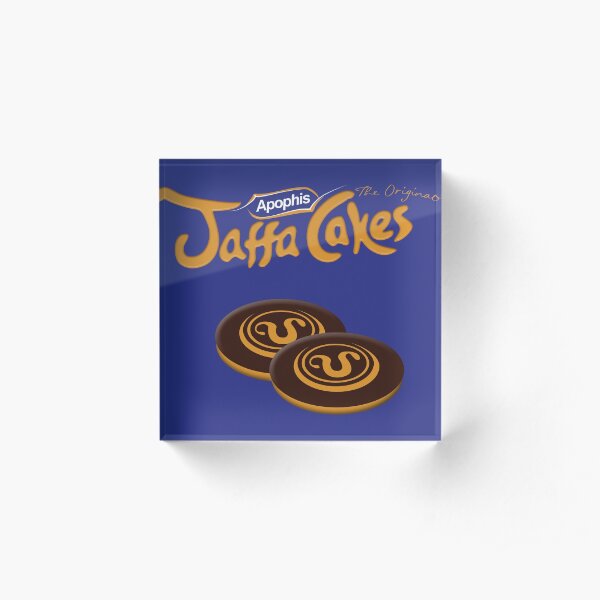 Apophis Jaffa Cakes Acrylic Block