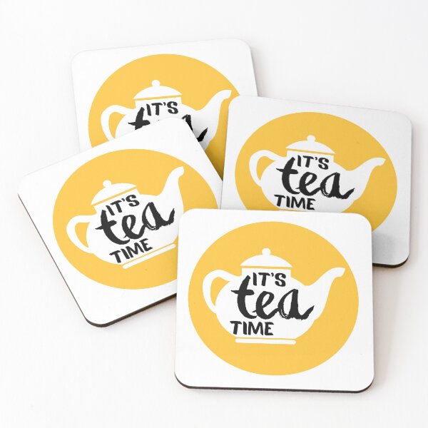 Item preview, It's Tea Time Sticker Honey Color designed and sold by LaureMel.