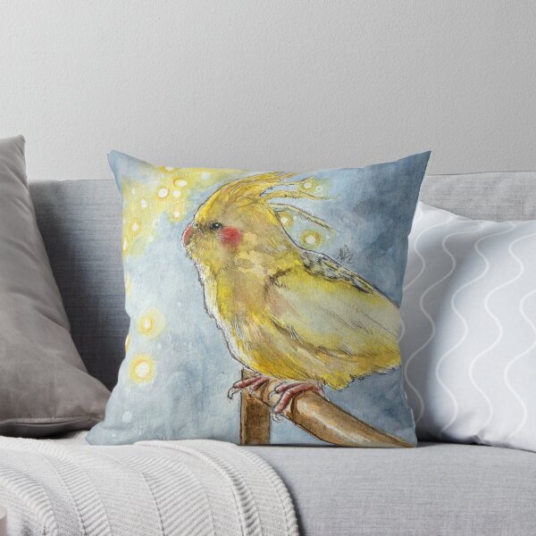 Item preview, Christmas Cockatiel illustration designed and sold by Martinacor.