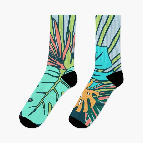 Item preview, Tropical Leaves blue designed and sold by susycosta.