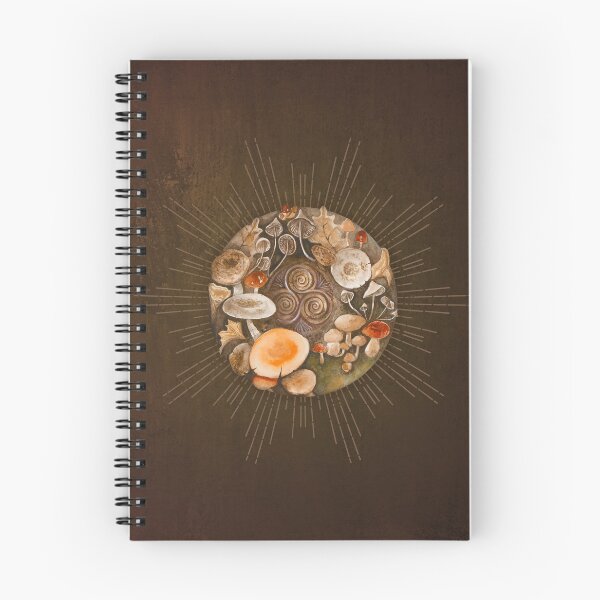Item preview, Mushroom Circle with a Triskel designed and sold by kathoffmannart.