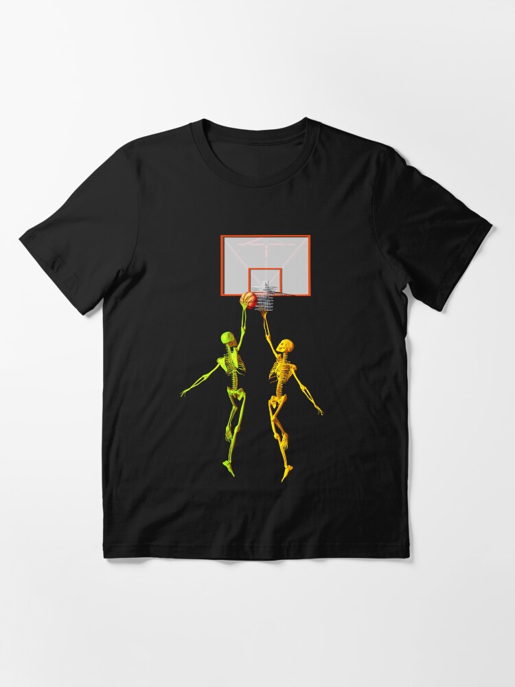 skeleton basketball shirt