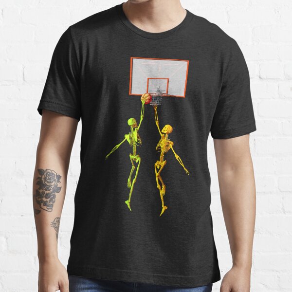 skeleton basketball shirt