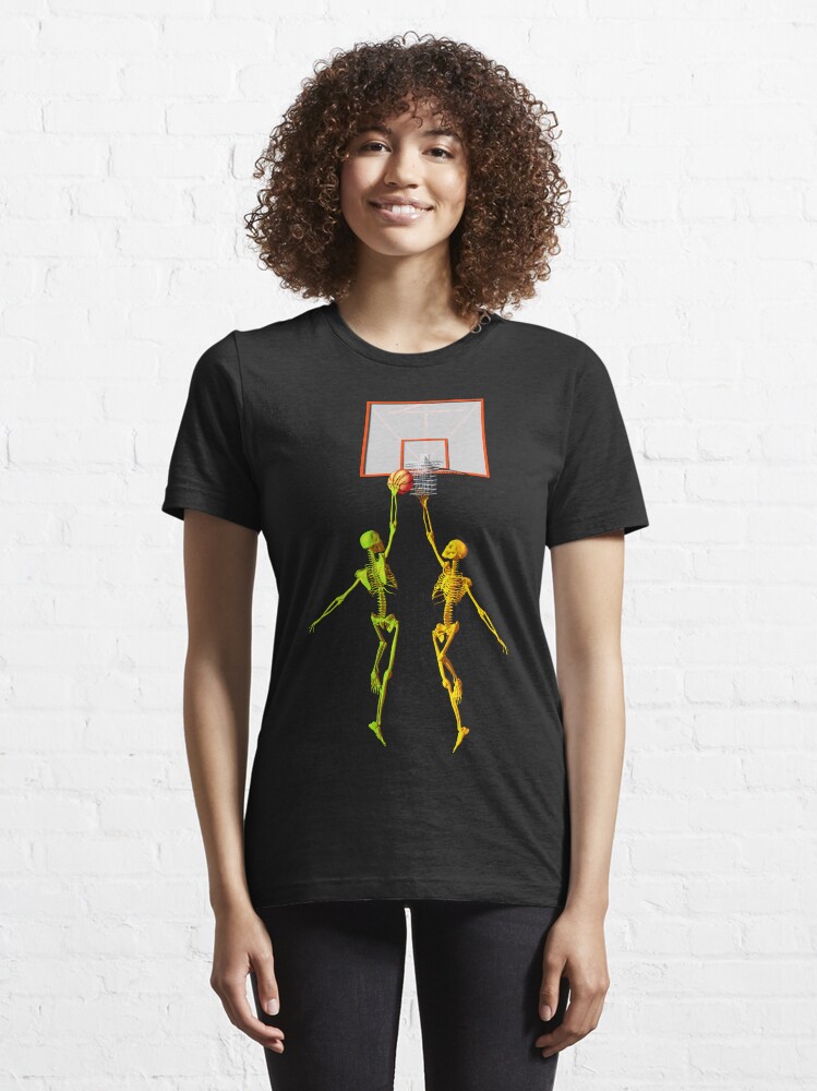 skeleton basketball shirt