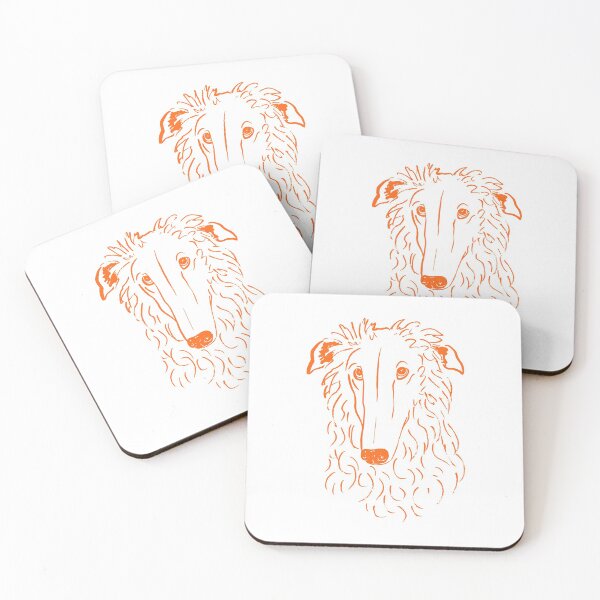 Item preview, Borzoi (White and Orange) designed and sold by illucalliart.