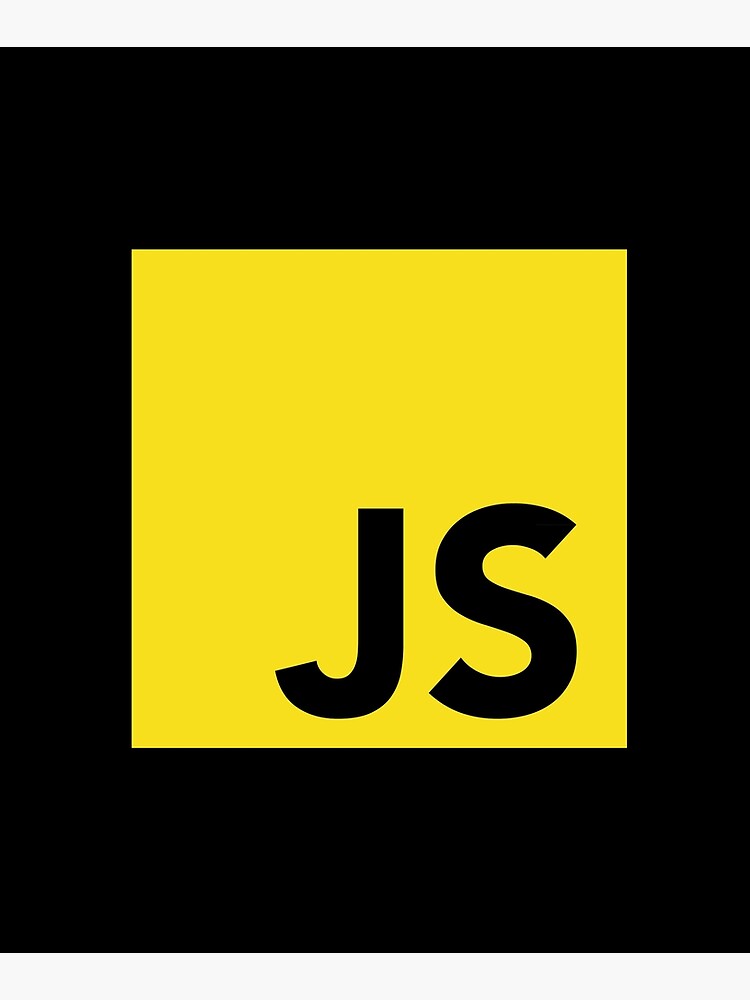 "JavaScript Programmer Logo" Mounted Print for Sale by vladocar Redbubble