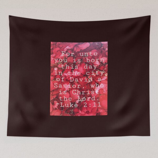 Item preview, Luke 2:11 on Original Abstract Alcohol Ink Painting designed and sold by herzart.