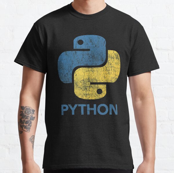 Retro Python Programmer Classic T-Shirt