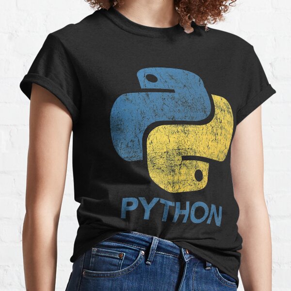 Retro Python Programmer Classic T-Shirt