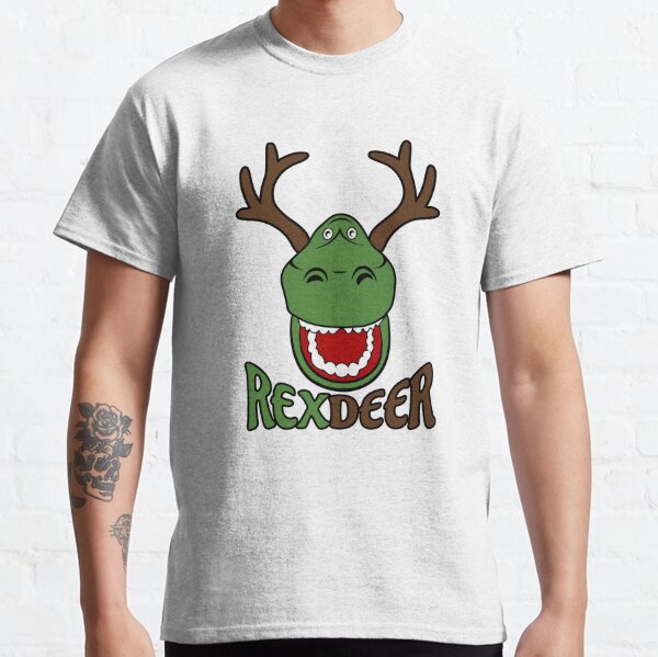 "Rexdeer" christmas funny design. Christmas funny quote Classic T-Shirt