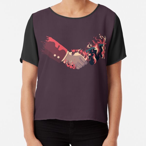 Wish You Were Here Chiffon Top