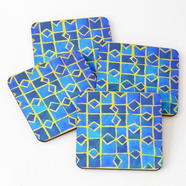 Item preview, blue abstract pattern designed and sold by TessAndre.