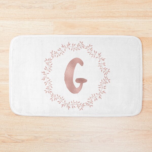 Item preview, Rose Gold Monogram G - Blush Pink Letter G designed and sold by MysticMagpie.