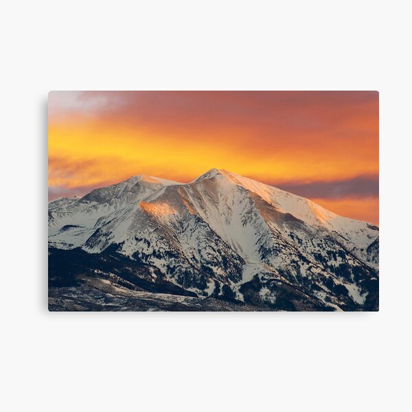 Twin Peaks Canvas Print