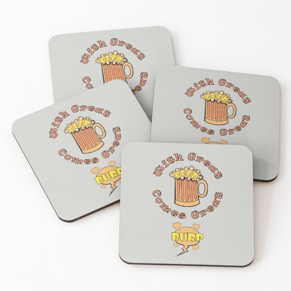 Item preview, With Great Beer Comes Great Burp designed and sold by MonkeyBusinessC.