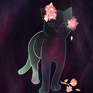 Artwork thumbnail, Ghost kitten by JennyJinya