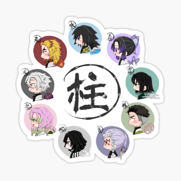 demon slayer kimetsu no yaiba stickers 10 50 100pcs kuru store cute