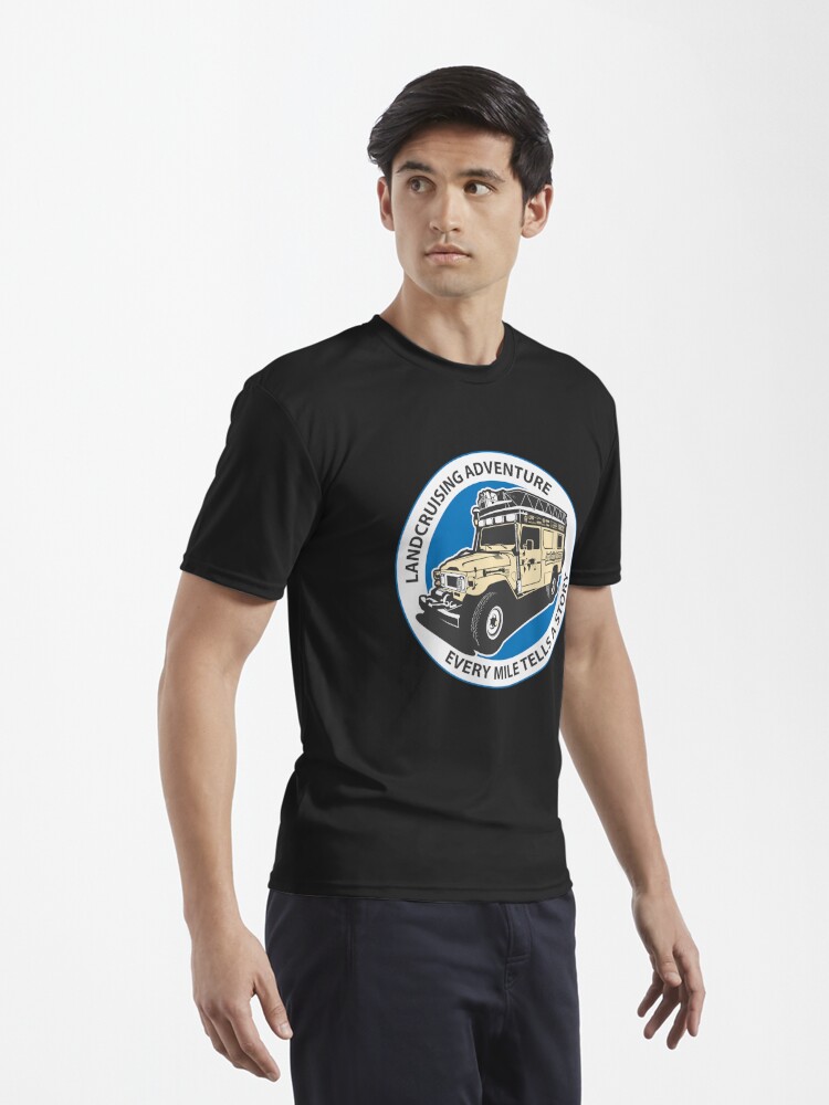 Alternate view of Blue Circle  Active T-Shirt