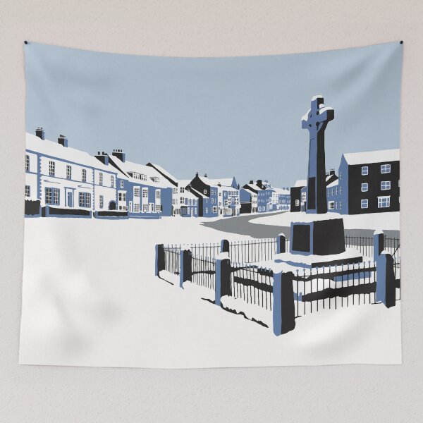Item preview, Stokesley in snow designed and sold by Richard O'Neill Art.