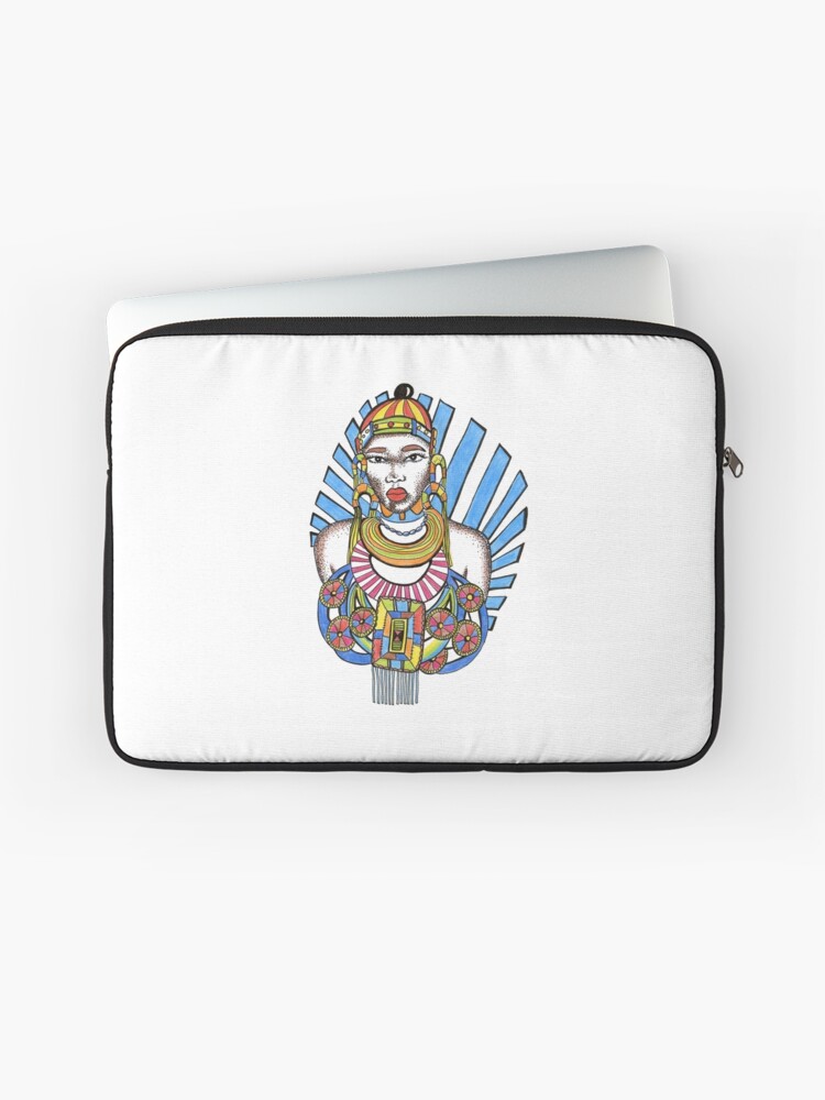 Canvas Cash Coin Purse,African Black Tribal Woman Print Make Up Bag Zipper Small Purse Wallets
